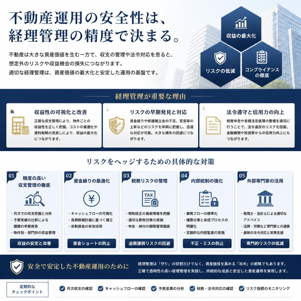 経理管理とリスクヘッジの方法