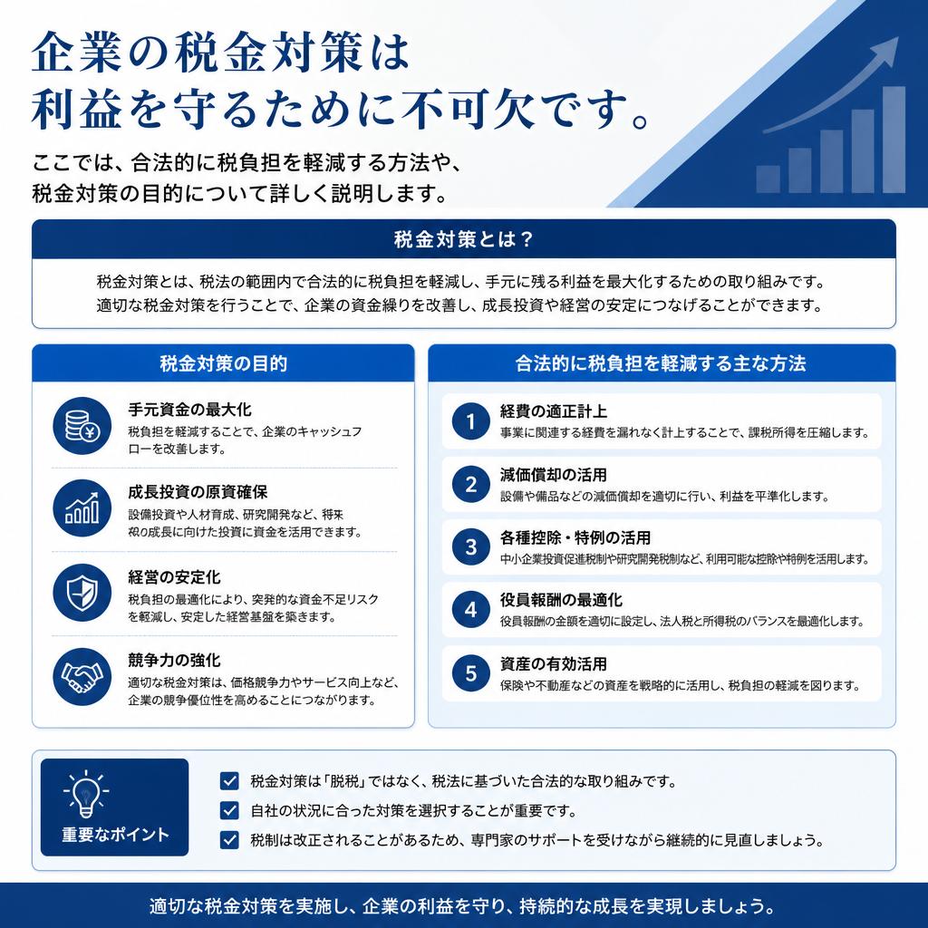 税金対策の重要性