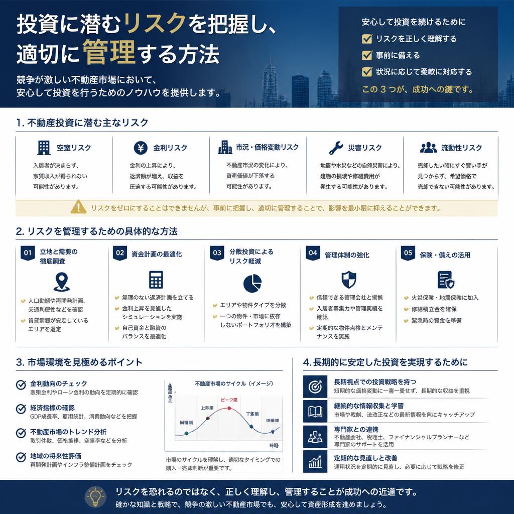 万全のリスク管理が安心の投資を実現