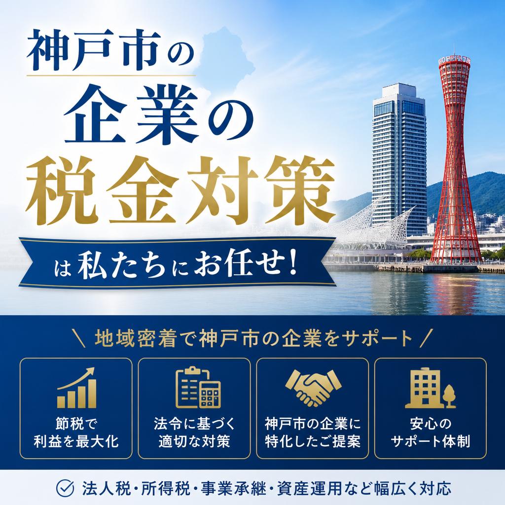 神戸市の企業の税金対策は私たちにお任せ！