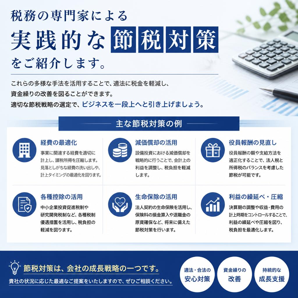 実践的な節税対策の数々